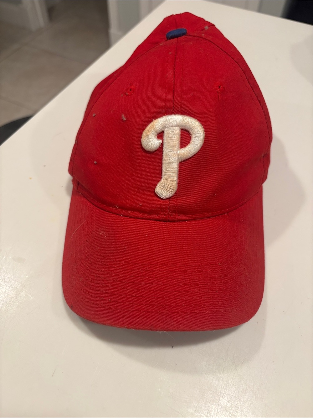 Youth Phillies Red Baseball Cap